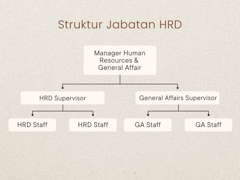 Struktur Jabatan HR Supervisor